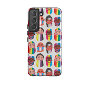 Samsung phone case-Pride By Caroline Bonne Muller-Product Details Raised bevel to protect screen from scratches. Impact resistant polycarbonate shell and shock absorbing inner TPU liner. Secure fit with design wrapping around side of the case and full access to ports. Compatible with Qi-standard wireless charging. Thickness 1/8 inch (3mm), weight 30g. Compatibility See drop down menu for options, please select the right case as we print to order.-Stringberry