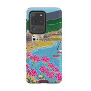 Samsung phone case-Quaint Harbour By Kate Heiss-Product Details Raised bevel to protect screen from scratches. Impact resistant polycarbonate shell and shock absorbing inner TPU liner. Secure fit with design wrapping around side of the case and full access to ports. Compatible with Qi-standard wireless charging. Thickness 1/8 inch (3mm), weight 30g. Compatibility See drop down menu for options, please select the right case as we print to order.-Stringberry