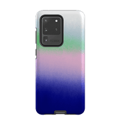 Samsung phone case-Rainbow Haze By Kitty Joseph-Product Details Raised bevel to protect screen from scratches. Impact resistant polycarbonate shell and shock absorbing inner TPU liner. Secure fit with design wrapping around side of the case and full access to ports. Compatible with Qi-standard wireless charging. Thickness 1/8 inch (3mm), weight 30g. Compatibility See drop down menu for options, please select the right case as we print to order.-Stringberry