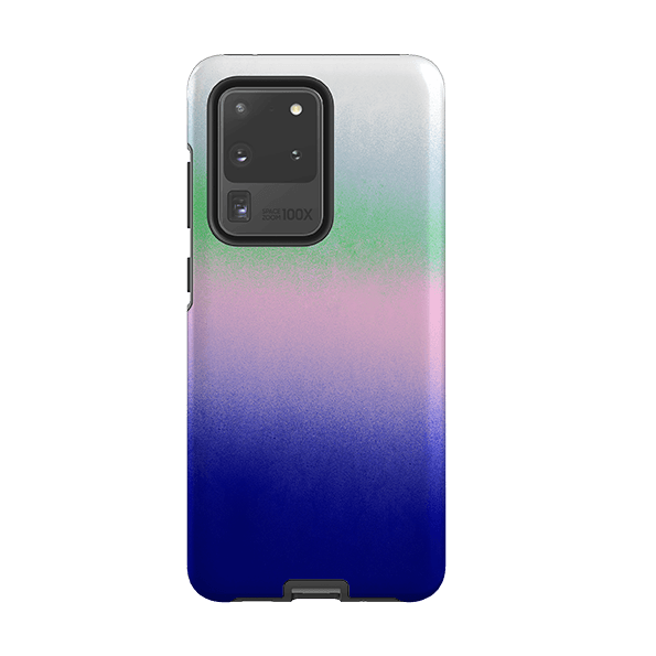 Samsung phone case-Rainbow Haze By Kitty Joseph-Product Details Raised bevel to protect screen from scratches. Impact resistant polycarbonate shell and shock absorbing inner TPU liner. Secure fit with design wrapping around side of the case and full access to ports. Compatible with Qi-standard wireless charging. Thickness 1/8 inch (3mm), weight 30g. Compatibility See drop down menu for options, please select the right case as we print to order.-Stringberry