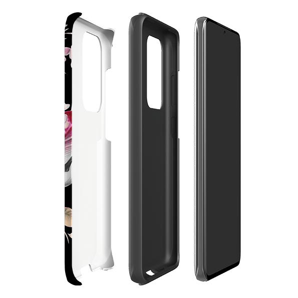 Samsung phone case-Redcar-Product Details Raised bevel to protect screen from scratches. Impact resistant polycarbonate shell and shock absorbing inner TPU liner. Secure fit with design wrapping around side of the case and full access to ports. Compatible with Qi-standard wireless charging. Thickness 1/8 inch (3mm), weight 30g. Compatibility See drop down menu for options, please select the right case as we print to order.-Stringberry