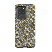 Samsung phone case-Roundels By Cressida Bell-Product Details Raised bevel to protect screen from scratches. Impact resistant polycarbonate shell and shock absorbing inner TPU liner. Secure fit with design wrapping around side of the case and full access to ports. Compatible with Qi-standard wireless charging. Thickness 1/8 inch (3mm), weight 30g. Compatibility See drop down menu for options, please select the right case as we print to order.-Stringberry