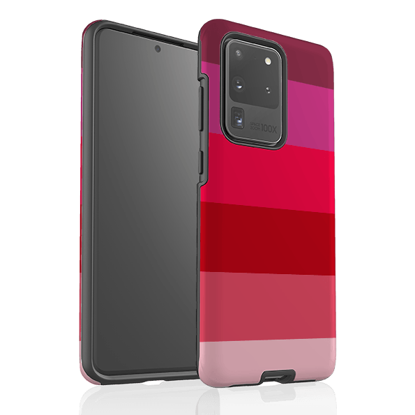 Samsung phone case-Ruby Grade By Kitty Joseph-Product Details Raised bevel to protect screen from scratches. Impact resistant polycarbonate shell and shock absorbing inner TPU liner. Secure fit with design wrapping around side of the case and full access to ports. Compatible with Qi-standard wireless charging. Thickness 1/8 inch (3mm), weight 30g. Compatibility See drop down menu for options, please select the right case as we print to order.-Stringberry