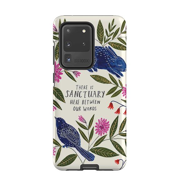 Samsung phone case-Sanctuary By Lee Foster Wilson-Product Details Raised bevel to protect screen from scratches. Impact resistant polycarbonate shell and shock absorbing inner TPU liner. Secure fit with design wrapping around side of the case and full access to ports. Compatible with Qi-standard wireless charging. Thickness 1/8 inch (3mm), weight 30g. Compatibility See drop down menu for options, please select the right case as we print to order.-Stringberry