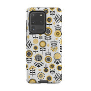 Samsung phone case-Scandi Summer By Ali Brookes-Product Details Raised bevel to protect screen from scratches. Impact resistant polycarbonate shell and shock absorbing inner TPU liner. Secure fit with design wrapping around side of the case and full access to ports. Compatible with Qi-standard wireless charging. Thickness 1/8 inch (3mm), weight 30g. Compatibility See drop down menu for options, please select the right case as we print to order.-Stringberry
