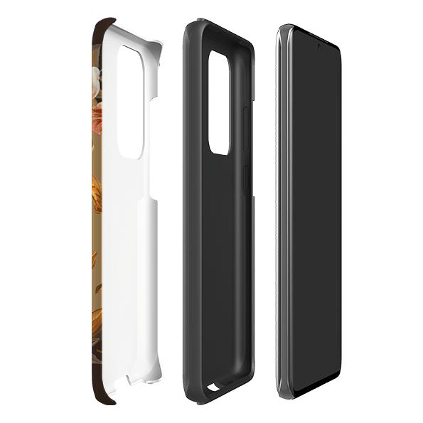 Samsung phone case-Scotney-Product Details Raised bevel to protect screen from scratches. Impact resistant polycarbonate shell and shock absorbing inner TPU liner. Secure fit with design wrapping around side of the case and full access to ports. Compatible with Qi-standard wireless charging. Thickness 1/8 inch (3mm), weight 30g. Compatibility See drop down menu for options, please select the right case as we print to order.-Stringberry