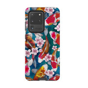 Samsung phone case-Shinzo-Product Details Raised bevel to protect screen from scratches. Impact resistant polycarbonate shell and shock absorbing inner TPU liner. Secure fit with design wrapping around side of the case and full access to ports. Compatible with Qi-standard wireless charging. Thickness 1/8 inch (3mm), weight 30g. Compatibility See drop down menu for options, please select the right case as we print to order.-Stringberry