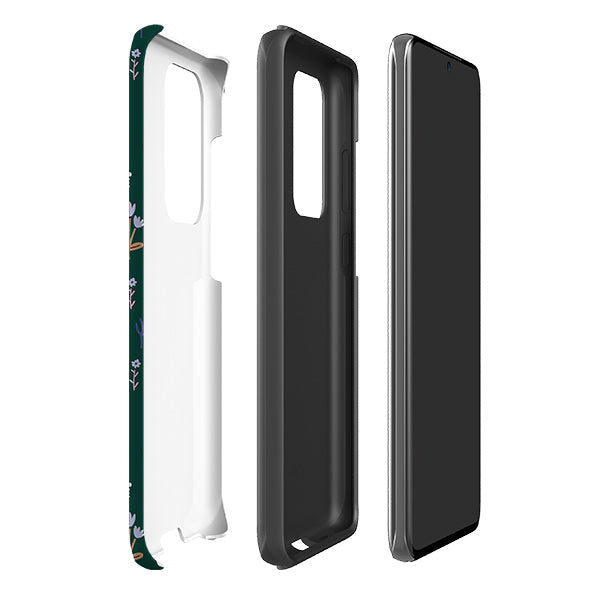 Samsung phone case-Sierra-Product Details Raised bevel to protect screen from scratches. Impact resistant polycarbonate shell and shock absorbing inner TPU liner. Secure fit with design wrapping around side of the case and full access to ports. Compatible with Qi-standard wireless charging. Thickness 1/8 inch (3mm), weight 30g. Compatibility See drop down menu for options, please select the right case as we print to order.-Stringberry
