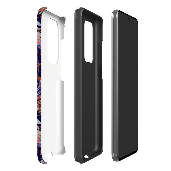 Samsung phone case-Sissinghurst-Product Details Raised bevel to protect screen from scratches. Impact resistant polycarbonate shell and shock absorbing inner TPU liner. Secure fit with design wrapping around side of the case and full access to ports. Compatible with Qi-standard wireless charging. Thickness 1/8 inch (3mm), weight 30g. Compatibility See drop down menu for options, please select the right case as we print to order.-Stringberry