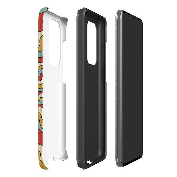Samsung phone case-Solar-Product Details Raised bevel to protect screen from scratches. Impact resistant polycarbonate shell and shock absorbing inner TPU liner. Secure fit with design wrapping around side of the case and full access to ports. Compatible with Qi-standard wireless charging. Thickness 1/8 inch (3mm), weight 30g. Compatibility See drop down menu for options, please select the right case as we print to order.-Stringberry