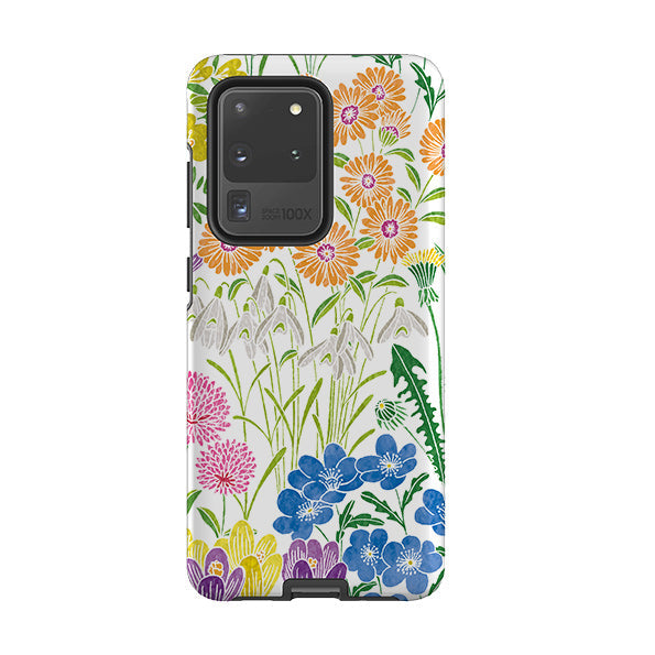 Samsung phone case-Spring-1 By Natalie Pedetti Prack-Product Details Raised bevel to protect screen from scratches. Impact resistant polycarbonate shell and shock absorbing inner TPU liner. Secure fit with design wrapping around side of the case and full access to ports. Compatible with Qi-standard wireless charging. Thickness 1/8 inch (3mm), weight 30g. Compatibility See drop down menu for options, please select the right case as we print to order.-Stringberry