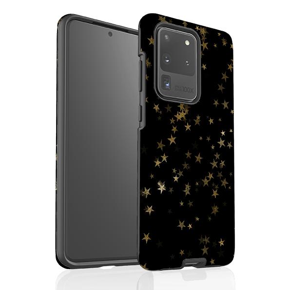 Samsung phone case-Starry Night-Product Details Raised bevel to protect screen from scratches. Impact resistant polycarbonate shell and shock absorbing inner TPU liner. Secure fit with design wrapping around side of the case and full access to ports. Compatible with Qi-standard wireless charging. Thickness 1/8 inch (3mm), weight 30g. Compatibility See drop down menu for options, please select the right case as we print to order.-Stringberry
