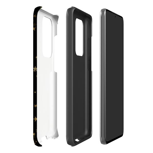Samsung phone case-Starry Night-Product Details Raised bevel to protect screen from scratches. Impact resistant polycarbonate shell and shock absorbing inner TPU liner. Secure fit with design wrapping around side of the case and full access to ports. Compatible with Qi-standard wireless charging. Thickness 1/8 inch (3mm), weight 30g. Compatibility See drop down menu for options, please select the right case as we print to order.-Stringberry