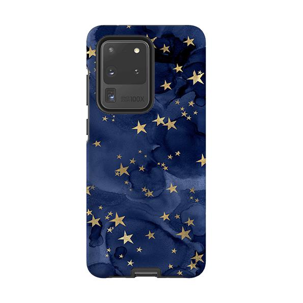 Samsung phone case-Stormy Stars-Product Details Raised bevel to protect screen from scratches. Impact resistant polycarbonate shell and shock absorbing inner TPU liner. Secure fit with design wrapping around side of the case and full access to ports. Compatible with Qi-standard wireless charging. Thickness 1/8 inch (3mm), weight 30g. Compatibility See drop down menu for options, please select the right case as we print to order.-Stringberry