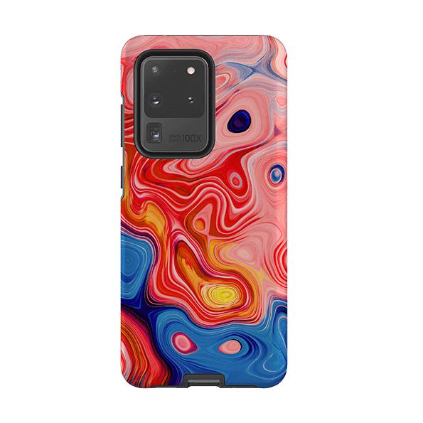 Samsung phone case-Strawberry-Product Details Raised bevel to protect screen from scratches. Impact resistant polycarbonate shell and shock absorbing inner TPU liner. Secure fit with design wrapping around side of the case and full access to ports. Compatible with Qi-standard wireless charging. Thickness 1/8 inch (3mm), weight 30g. Compatibility See drop down menu for options, please select the right case as we print to order.-Stringberry