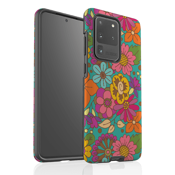 Samsung phone case-Summer By Amelia Bowman-Product Details Raised bevel to protect screen from scratches. Impact resistant polycarbonate shell and shock absorbing inner TPU liner. Secure fit with design wrapping around side of the case and full access to ports. Compatible with Qi-standard wireless charging. Thickness 1/8 inch (3mm), weight 30g. Compatibility See drop down menu for options, please select the right case as we print to order.-Stringberry