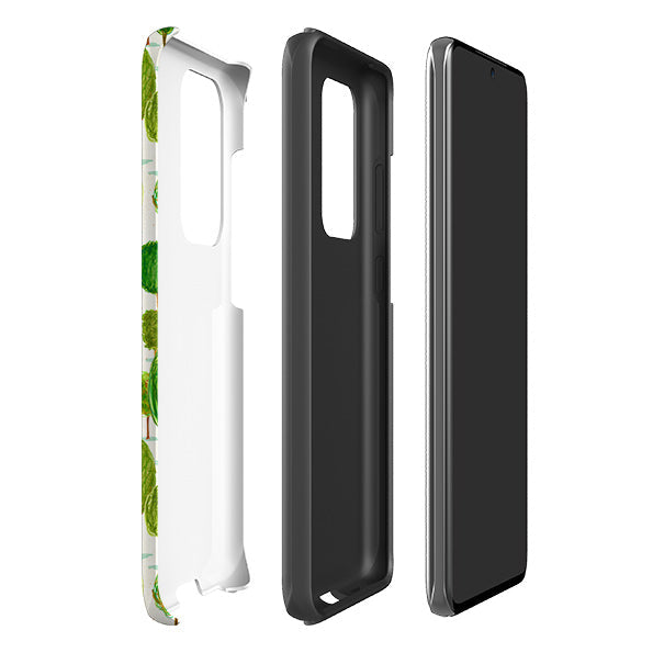 Samsung phone case-Summer In The Arboretum By Katherine Quinn-Product Details Raised bevel to protect screen from scratches. Impact resistant polycarbonate shell and shock absorbing inner TPU liner. Secure fit with design wrapping around side of the case and full access to ports. Compatible with Qi-standard wireless charging. Thickness 1/8 inch (3mm), weight 30g. Compatibility See drop down menu for options, please select the right case as we print to order.-Stringberry