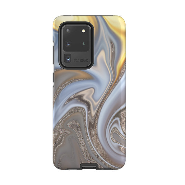 Samsung phone case-Sun Ice (case does not glitter)-Product Details Raised bevel to protect screen from scratches. Impact resistant polycarbonate shell and shock absorbing inner TPU liner. Secure fit with design wrapping around side of the case and full access to ports. Compatible with Qi-standard wireless charging. Thickness 1/8 inch (3mm), weight 30g. Compatibility See drop down menu for options, please select the right case as we print to order.-Stringberry