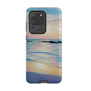 Samsung phone case-Sunset By Mary Stubberfield-Product Details Raised bevel to protect screen from scratches. Impact resistant polycarbonate shell and shock absorbing inner TPU liner. Secure fit with design wrapping around side of the case and full access to ports. Compatible with Qi-standard wireless charging. Thickness 1/8 inch (3mm), weight 30g. Compatibility See drop down menu for options, please select the right case as we print to order.-Stringberry
