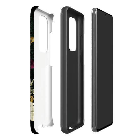 Samsung phone case-Surreal-Product Details Raised bevel to protect screen from scratches. Impact resistant polycarbonate shell and shock absorbing inner TPU liner. Secure fit with design wrapping around side of the case and full access to ports. Compatible with Qi-standard wireless charging. Thickness 1/8 inch (3mm), weight 30g. Compatibility See drop down menu for options, please select the right case as we print to order.-Stringberry