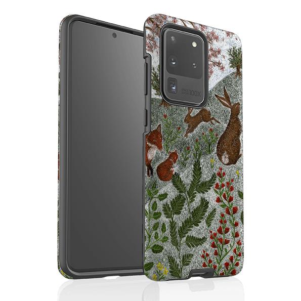 Samsung phone case-Sussex Downs By Catherine Rowe-Product Details Raised bevel to protect screen from scratches. Impact resistant polycarbonate shell and shock absorbing inner TPU liner. Secure fit with design wrapping around side of the case and full access to ports. Compatible with Qi-standard wireless charging. Thickness 1/8 inch (3mm), weight 30g. Compatibility See drop down menu for options, please select the right case as we print to order.-Stringberry