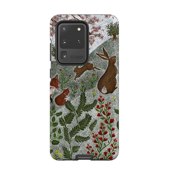 Samsung phone case-Sussex Downs By Catherine Rowe-Product Details Raised bevel to protect screen from scratches. Impact resistant polycarbonate shell and shock absorbing inner TPU liner. Secure fit with design wrapping around side of the case and full access to ports. Compatible with Qi-standard wireless charging. Thickness 1/8 inch (3mm), weight 30g. Compatibility See drop down menu for options, please select the right case as we print to order.-Stringberry