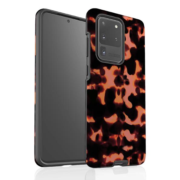 Samsung phone case-Teaberry-Product Details Raised bevel to protect screen from scratches. Impact resistant polycarbonate shell and shock absorbing inner TPU liner. Secure fit with design wrapping around side of the case and full access to ports. Compatible with Qi-standard wireless charging. Thickness 1/8 inch (3mm), weight 30g. Compatibility See drop down menu for options, please select the right case as we print to order.-Stringberry