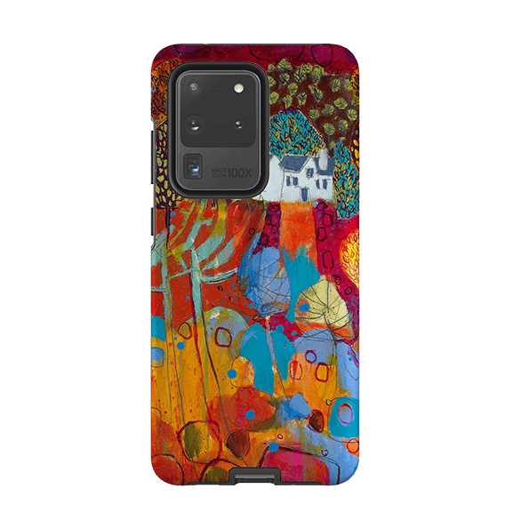 Samsung phone case-The Croft By Claire West-Product Details Raised bevel to protect screen from scratches. Impact resistant polycarbonate shell and shock absorbing inner TPU liner. Secure fit with design wrapping around side of the case and full access to ports. Compatible with Qi-standard wireless charging. Thickness 1/8 inch (3mm), weight 30g. Compatibility See drop down menu for options, please select the right case as we print to order.-Stringberry