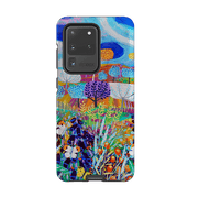 Samsung phone case-The Day By Claire West-Product Details Raised bevel to protect screen from scratches. Impact resistant polycarbonate shell and shock absorbing inner TPU liner. Secure fit with design wrapping around side of the case and full access to ports. Compatible with Qi-standard wireless charging. Thickness 1/8 inch (3mm), weight 30g. Compatibility See drop down menu for options, please select the right case as we print to order.-Stringberry