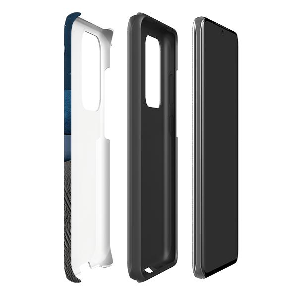 Samsung phone case-The Quiet Of The Night By Natasha Newton-Product Details Raised bevel to protect screen from scratches. Impact resistant polycarbonate shell and shock absorbing inner TPU liner. Secure fit with design wrapping around side of the case and full access to ports. Compatible with Qi-standard wireless charging. Thickness 1/8 inch (3mm), weight 30g. Compatibility See drop down menu for options, please select the right case as we print to order.-Stringberry