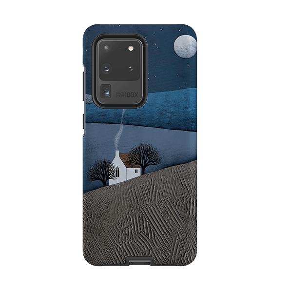 Samsung phone case-The Quiet Of The Night By Natasha Newton-Product Details Raised bevel to protect screen from scratches. Impact resistant polycarbonate shell and shock absorbing inner TPU liner. Secure fit with design wrapping around side of the case and full access to ports. Compatible with Qi-standard wireless charging. Thickness 1/8 inch (3mm), weight 30g. Compatibility See drop down menu for options, please select the right case as we print to order.-Stringberry