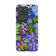 Samsung phone case-The Trellis By Bex Parkin-Product Details Raised bevel to protect screen from scratches. Impact resistant polycarbonate shell and shock absorbing inner TPU liner. Secure fit with design wrapping around side of the case and full access to ports. Compatible with Qi-standard wireless charging. Thickness 1/8 inch (3mm), weight 30g. Compatibility See drop down menu for options, please select the right case as we print to order.-Stringberry