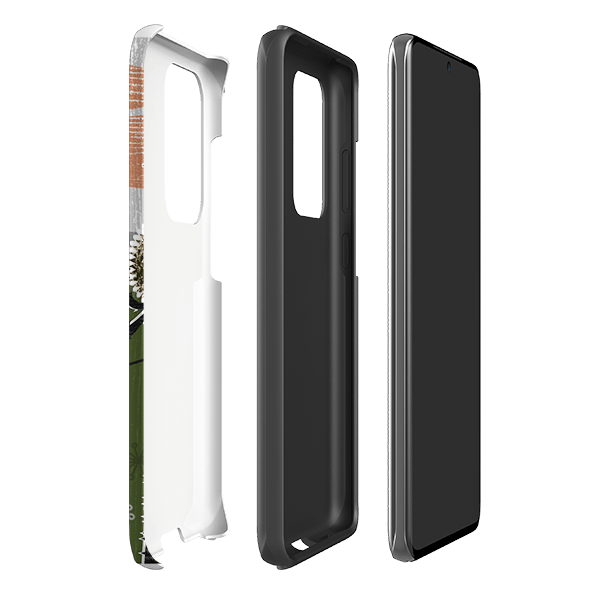 Samsung phone case-Thistle By Liane Payne-Product Details Raised bevel to protect screen from scratches. Impact resistant polycarbonate shell and shock absorbing inner TPU liner. Secure fit with design wrapping around side of the case and full access to ports. Compatible with Qi-standard wireless charging. Thickness 1/8 inch (3mm), weight 30g. Compatibility See drop down menu for options, please select the right case as we print to order.-Stringberry