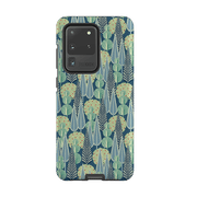 Samsung phone case-Trees By Cressida Bell-Product Details Raised bevel to protect screen from scratches. Impact resistant polycarbonate shell and shock absorbing inner TPU liner. Secure fit with design wrapping around side of the case and full access to ports. Compatible with Qi-standard wireless charging. Thickness 1/8 inch (3mm), weight 30g. Compatibility See drop down menu for options, please select the right case as we print to order.-Stringberry