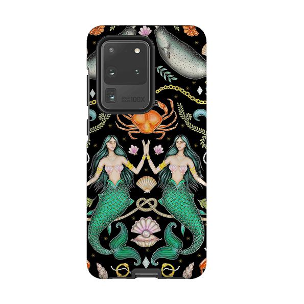 Samsung phone case-Tritons Treasure By Catherine Rowe-Product Details Raised bevel to protect screen from scratches. Impact resistant polycarbonate shell and shock absorbing inner TPU liner. Secure fit with design wrapping around side of the case and full access to ports. Compatible with Qi-standard wireless charging. Thickness 1/8 inch (3mm), weight 30g. Compatibility See drop down menu for options, please select the right case as we print to order.-Stringberry