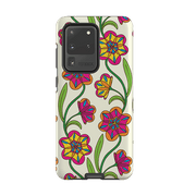 Samsung phone case-Tulips By Amelia Bowman-Product Details Raised bevel to protect screen from scratches. Impact resistant polycarbonate shell and shock absorbing inner TPU liner. Secure fit with design wrapping around side of the case and full access to ports. Compatible with Qi-standard wireless charging. Thickness 1/8 inch (3mm), weight 30g. Compatibility See drop down menu for options, please select the right case as we print to order.-Stringberry