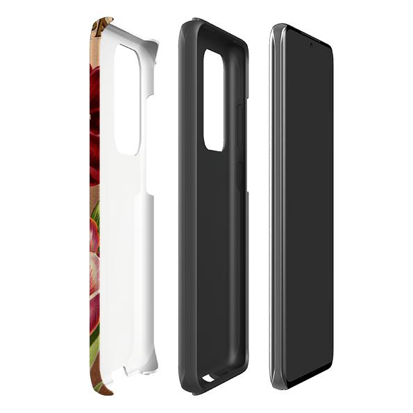 Samsung phone case-Tylney-Product Details Raised bevel to protect screen from scratches. Impact resistant polycarbonate shell and shock absorbing inner TPU liner. Secure fit with design wrapping around side of the case and full access to ports. Compatible with Qi-standard wireless charging. Thickness 1/8 inch (3mm), weight 30g. Compatibility See drop down menu for options, please select the right case as we print to order.-Stringberry