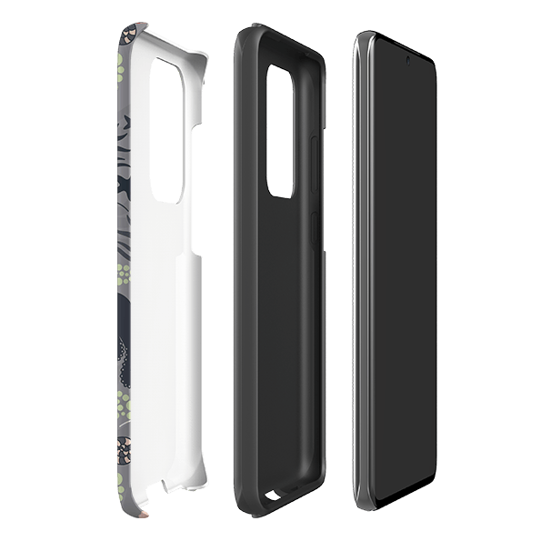 Samsung phone case-Under The Sea By Suzy Taylor-Product Details Raised bevel to protect screen from scratches. Impact resistant polycarbonate shell and shock absorbing inner TPU liner. Secure fit with design wrapping around side of the case and full access to ports. Compatible with Qi-standard wireless charging. Thickness 1/8 inch (3mm), weight 30g. Compatibility See drop down menu for options, please select the right case as we print to order.-Stringberry