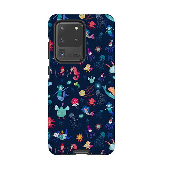 Samsung phone case-Underwater By Mia Underwood-Product Details Raised bevel to protect screen from scratches. Impact resistant polycarbonate shell and shock absorbing inner TPU liner. Secure fit with design wrapping around side of the case and full access to ports. Compatible with Qi-standard wireless charging. Thickness 1/8 inch (3mm), weight 30g. Compatibility See drop down menu for options, please select the right case as we print to order.-Stringberry