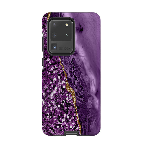 Samsung phone case-Verde (case does not glitter)-Product Details Raised bevel to protect screen from scratches. Impact resistant polycarbonate shell and shock absorbing inner TPU liner. Secure fit with design wrapping around side of the case and full access to ports. Compatible with Qi-standard wireless charging. Thickness 1/8 inch (3mm), weight 30g. Compatibility See drop down menu for options, please select the right case as we print to order.-Stringberry