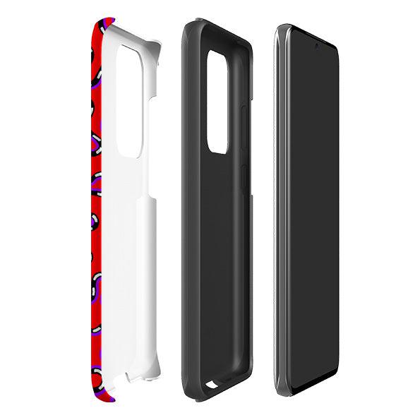 Samsung phone case-Vermicular By Cressida Bell-Product Details Raised bevel to protect screen from scratches. Impact resistant polycarbonate shell and shock absorbing inner TPU liner. Secure fit with design wrapping around side of the case and full access to ports. Compatible with Qi-standard wireless charging. Thickness 1/8 inch (3mm), weight 30g. Compatibility See drop down menu for options, please select the right case as we print to order.-Stringberry