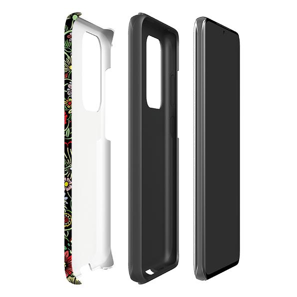 Samsung phone case-Verona-Product Details Raised bevel to protect screen from scratches. Impact resistant polycarbonate shell and shock absorbing inner TPU liner. Secure fit with design wrapping around side of the case and full access to ports. Compatible with Qi-standard wireless charging. Thickness 1/8 inch (3mm), weight 30g. Compatibility See drop down menu for options, please select the right case as we print to order.-Stringberry
