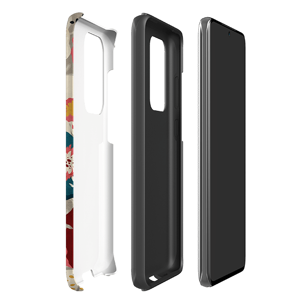 Samsung phone case-Vintage By Katherine Quinn-Product Details Raised bevel to protect screen from scratches. Impact resistant polycarbonate shell and shock absorbing inner TPU liner. Secure fit with design wrapping around side of the case and full access to ports. Compatible with Qi-standard wireless charging. Thickness 1/8 inch (3mm), weight 30g. Compatibility See drop down menu for options, please select the right case as we print to order.-Stringberry