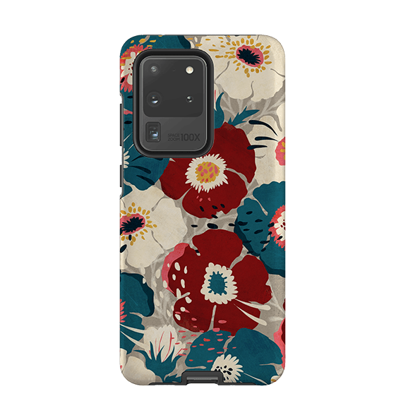 Samsung phone case-Vintage By Katherine Quinn-Product Details Raised bevel to protect screen from scratches. Impact resistant polycarbonate shell and shock absorbing inner TPU liner. Secure fit with design wrapping around side of the case and full access to ports. Compatible with Qi-standard wireless charging. Thickness 1/8 inch (3mm), weight 30g. Compatibility See drop down menu for options, please select the right case as we print to order.-Stringberry