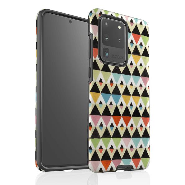 Samsung phone case-Viva By Sarah Campbell-Product Details Raised bevel to protect screen from scratches. Impact resistant polycarbonate shell and shock absorbing inner TPU liner. Secure fit with design wrapping around side of the case and full access to ports. Compatible with Qi-standard wireless charging. Thickness 1/8 inch (3mm), weight 30g. Compatibility See drop down menu for options, please select the right case as we print to order.-Stringberry
