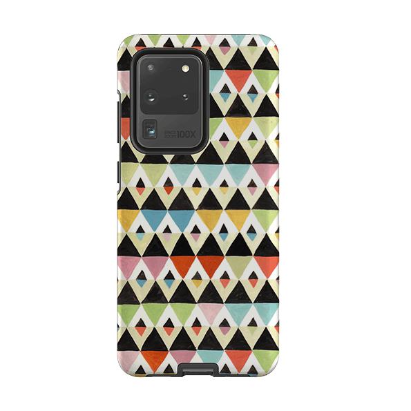 Samsung phone case-Viva By Sarah Campbell-Product Details Raised bevel to protect screen from scratches. Impact resistant polycarbonate shell and shock absorbing inner TPU liner. Secure fit with design wrapping around side of the case and full access to ports. Compatible with Qi-standard wireless charging. Thickness 1/8 inch (3mm), weight 30g. Compatibility See drop down menu for options, please select the right case as we print to order.-Stringberry