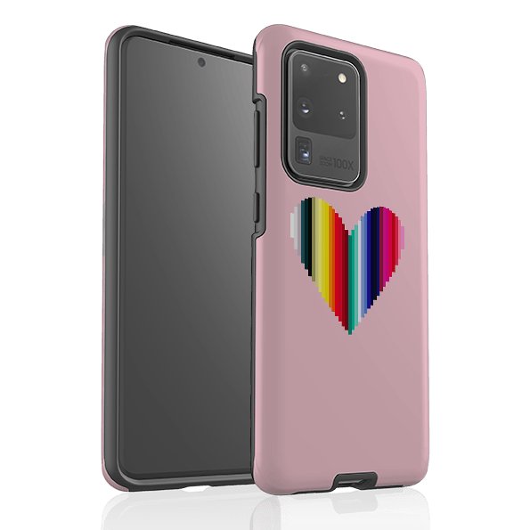 Samsung phone case-Warm Heart By Kitty Joseph-Product Details Raised bevel to protect screen from scratches. Impact resistant polycarbonate shell and shock absorbing inner TPU liner. Secure fit with design wrapping around side of the case and full access to ports. Compatible with Qi-standard wireless charging. Thickness 1/8 inch (3mm), weight 30g. Compatibility See drop down menu for options, please select the right case as we print to order.-Stringberry