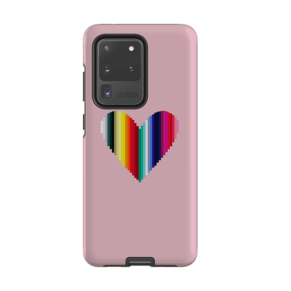 Samsung phone case-Warm Heart By Kitty Joseph-Product Details Raised bevel to protect screen from scratches. Impact resistant polycarbonate shell and shock absorbing inner TPU liner. Secure fit with design wrapping around side of the case and full access to ports. Compatible with Qi-standard wireless charging. Thickness 1/8 inch (3mm), weight 30g. Compatibility See drop down menu for options, please select the right case as we print to order.-Stringberry