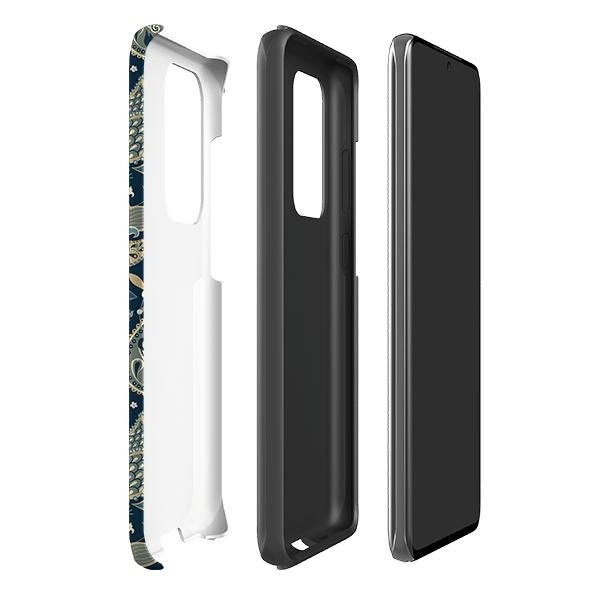 Samsung phone case-Wedmore-Product Details Raised bevel to protect screen from scratches. Impact resistant polycarbonate shell and shock absorbing inner TPU liner. Secure fit with design wrapping around side of the case and full access to ports. Compatible with Qi-standard wireless charging. Thickness 1/8 inch (3mm), weight 30g. Compatibility See drop down menu for options, please select the right case as we print to order.-Stringberry