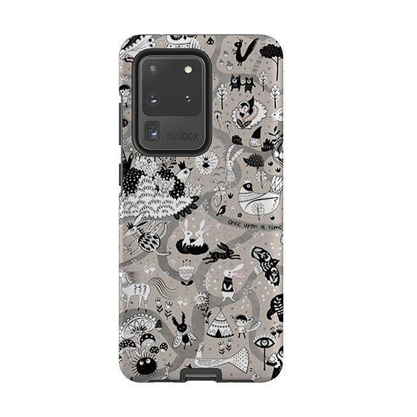 Samsung phone case-Wigwam By Mia Underwood-Product Details Raised bevel to protect screen from scratches. Impact resistant polycarbonate shell and shock absorbing inner TPU liner. Secure fit with design wrapping around side of the case and full access to ports. Compatible with Qi-standard wireless charging. Thickness 1/8 inch (3mm), weight 30g. Compatibility See drop down menu for options, please select the right case as we print to order.-Stringberry